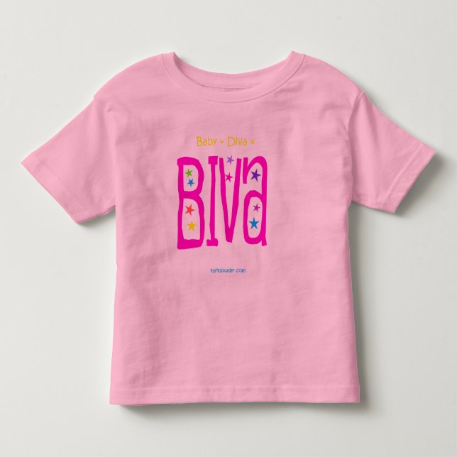 T-shirt Pour Les Tous Petits Biva (diva de bébé) (Devant)