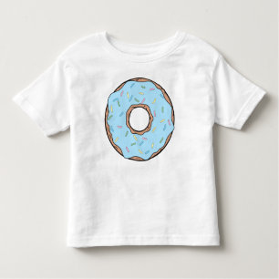 T-shirt Pour Les Tous Petits Bleu beigne, noisette, glaçage, arrosage, givrage