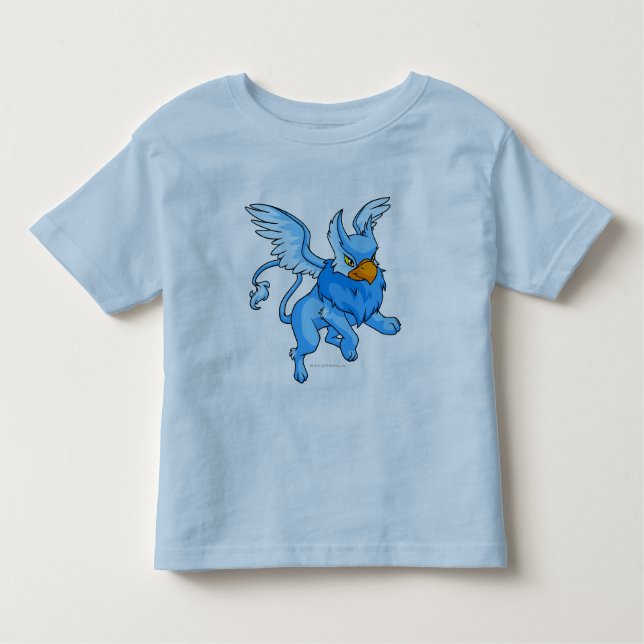 T-shirt Pour Les Tous Petits Bleu d'aire (Devant)