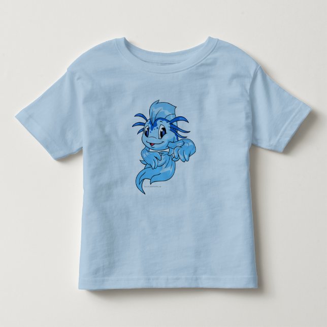 T-shirt Pour Les Tous Petits Bleu de Koi (Devant)