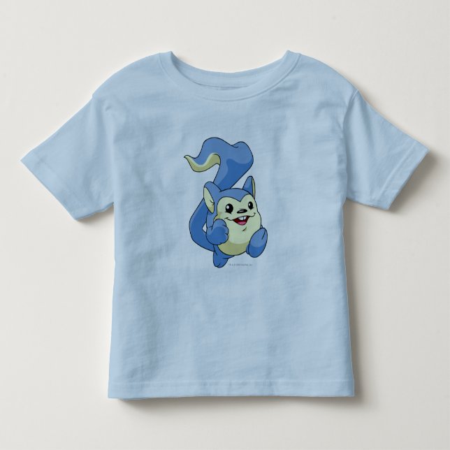 T-shirt Pour Les Tous Petits Bleu de Meerca (Devant)