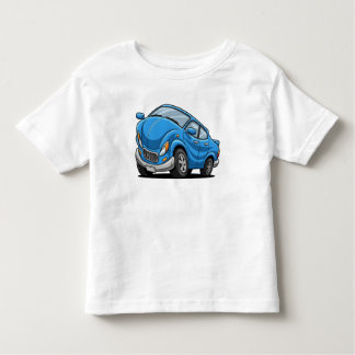 T-shirt Pour Les Tous Petits Blue Cartoon Car