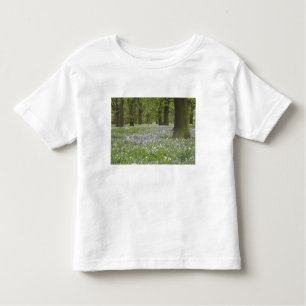 T-shirt Pour Les Tous Petits Bluebells et chênes au printemps, Little Hagley