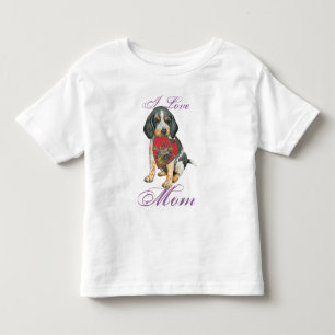T-shirt Pour Les Tous Petits Bluetick Heart Mom