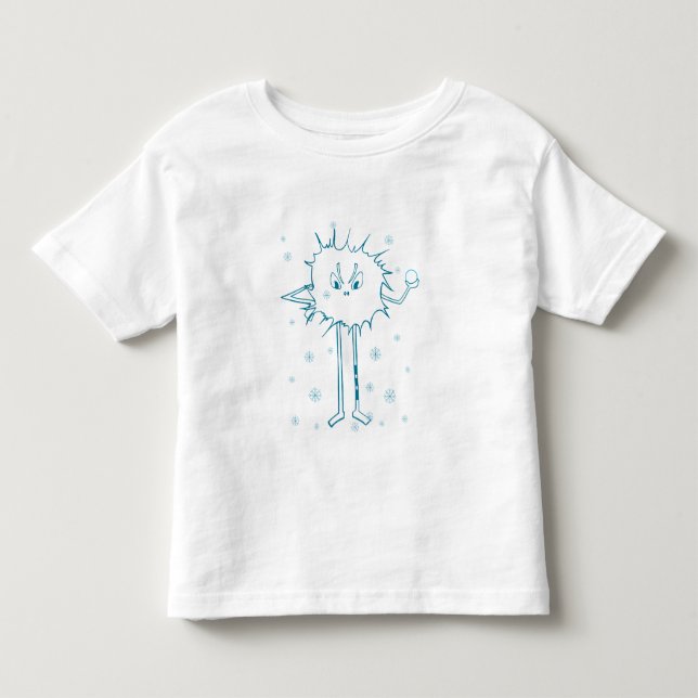 T-shirt Pour Les Tous Petits Bogue de Snowflake malin (Devant)