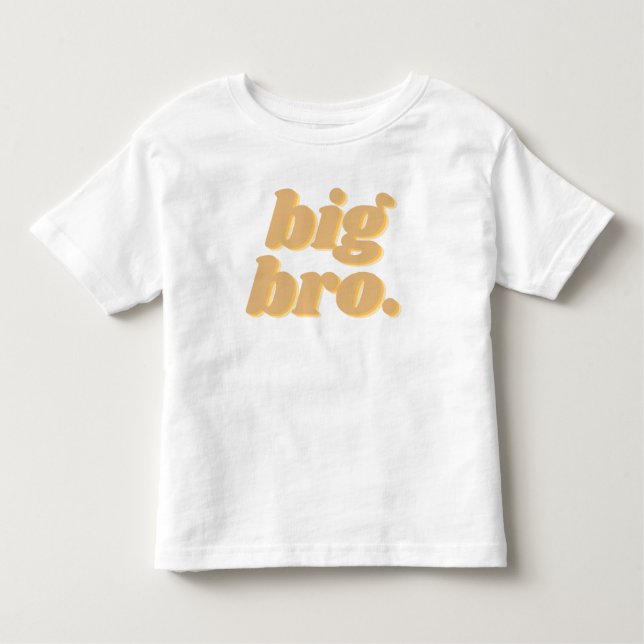 T-shirt Pour Les Tous Petits Boho Neutral "grand bro" Matching Siblings (Devant)