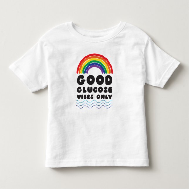 T-shirt Pour Les Tous Petits Bon glucose (arc-en-ciel) (Devant)