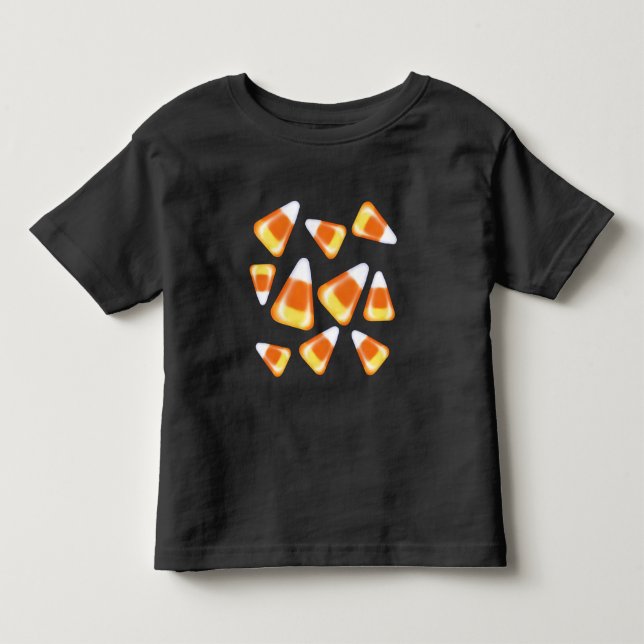T-shirt Pour Les Tous Petits Bonbons d'Halloween motif, gâteries amusantes de b (Devant)