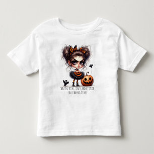 T-shirt Pour Les Tous Petits Bonbons Queen - Fierce, Fanged & Full de Sass