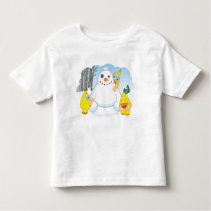 T-shirt Pour Les Tous Petits Bonhomme de neige de Zingoz
