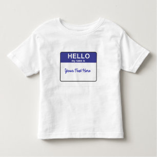 T-shirt Pour Les Tous Petits Bonjour mon nom est…