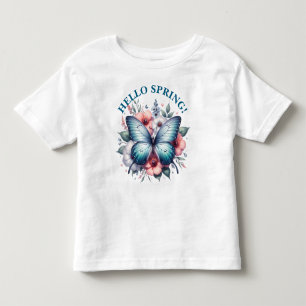 T-shirt Pour Les Tous Petits Bonjour Papillon de Printemps-96282