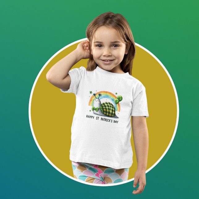 T-shirt Pour Les Tous Petits Bonne escargot St. Patrick's Day (Créateur téléchargé)