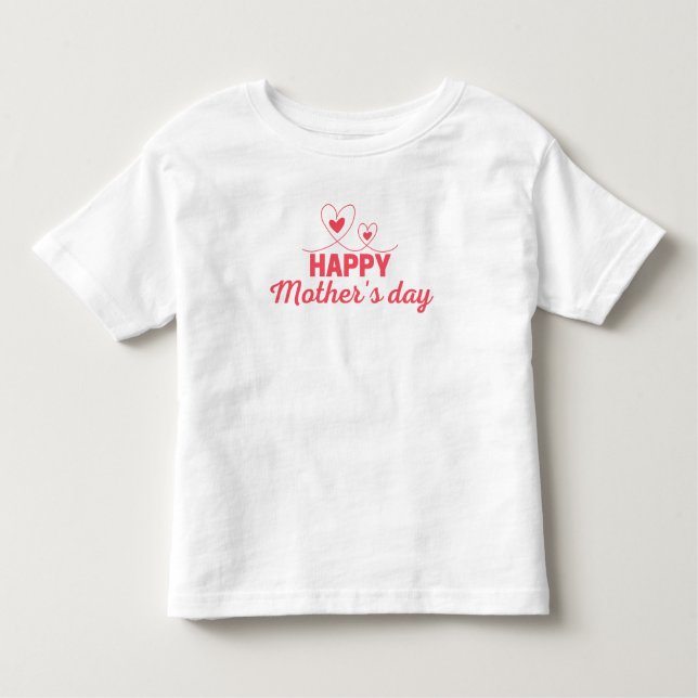 T-shirt Pour Les Tous Petits Bonne fête des mères (Devant)