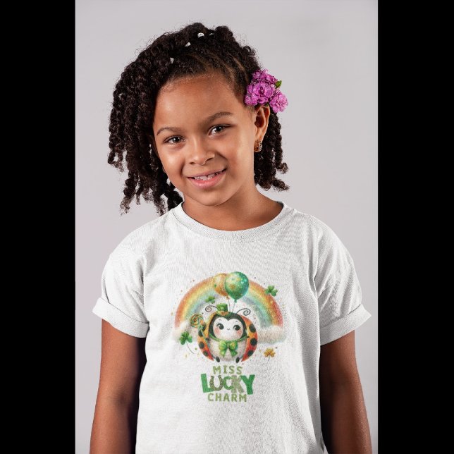 T-shirt Pour Les Tous Petits Bonne Saint Patrick's Day Ladybug (Créateur téléchargé)
