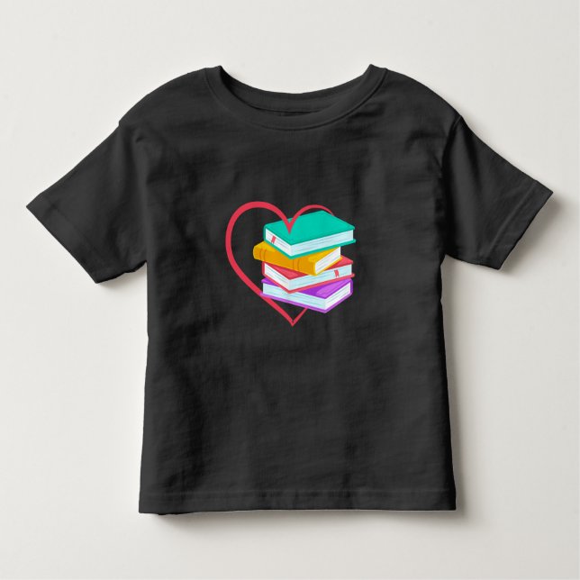 T-shirt Pour Les Tous Petits  Book Love Bookworm Reader Lecture de coupures (Devant)