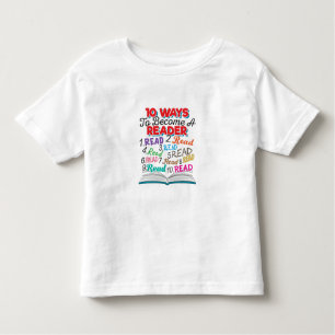 T-shirt Pour Les Tous Petits Book Lover 10 Ways to Become a Reader