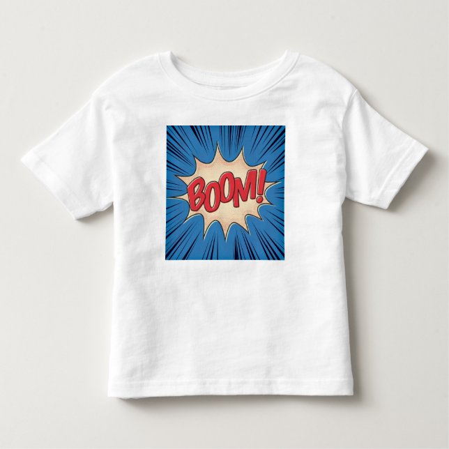 T-shirt Pour Les Tous Petits Boom ! (Devant)