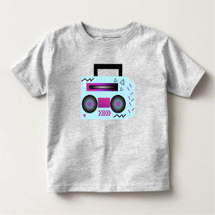 T-shirt Pour Les Tous Petits Boom Box 90s 80s Music Hip hop Toddler Bodysuit