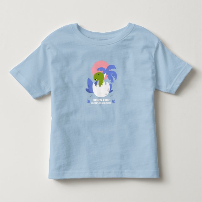 T-shirt Pour Les Tous Petits Born for Sleepless Nights (Devant)