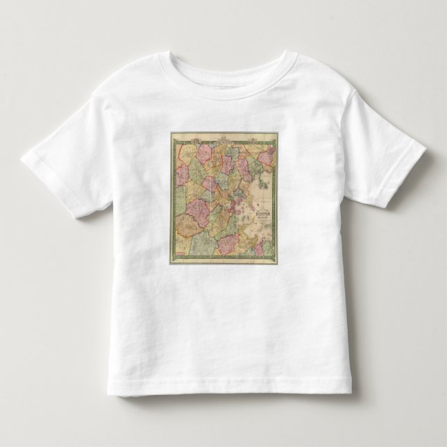 T-shirt Pour Les Tous Petits Boston et proximité (Devant)