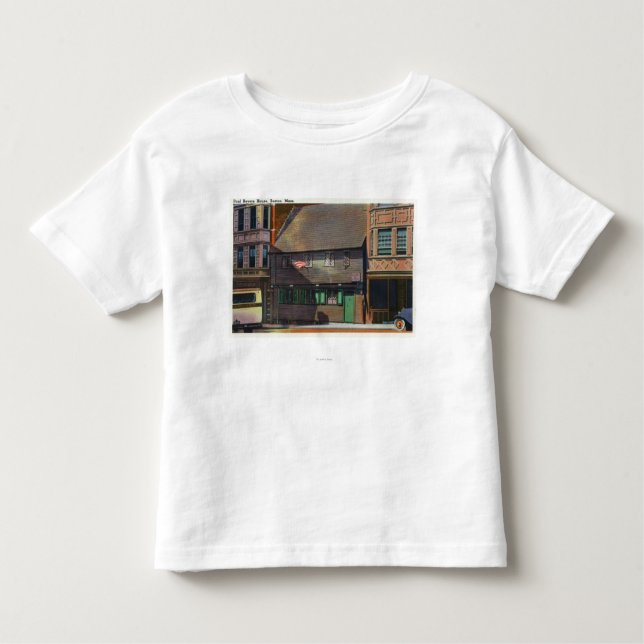 T-shirt Pour Les Tous Petits Boston, MassachusettsView de Chambre de Paul (Devant)