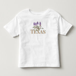 T-shirt Pour Les Tous Petits Botanique Texas Bluebonnet 2