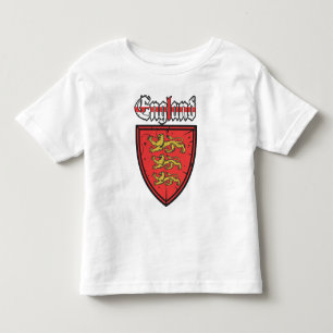 T-shirt Pour Les Tous Petits Bouclier aux trois lions d'Angleterre