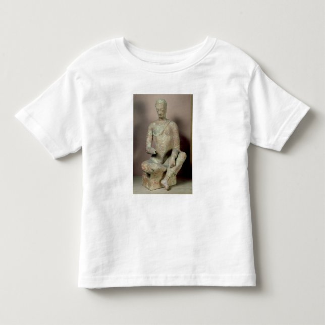 T-shirt Pour Les Tous Petits Bouddha a assis dans la méditation, de Fondukistan (Devant)