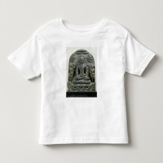 T-shirt Pour Les Tous Petits Bouddha assis dans la méditation (Devant)