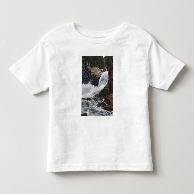 T-shirt Pour Les Tous Petits Boulder tombe en canyon de Boulder, vue du (Devant)