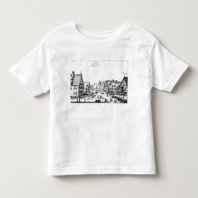 T-shirt Pour Les Tous Petits Bourg allemand, 1704 (Devant)