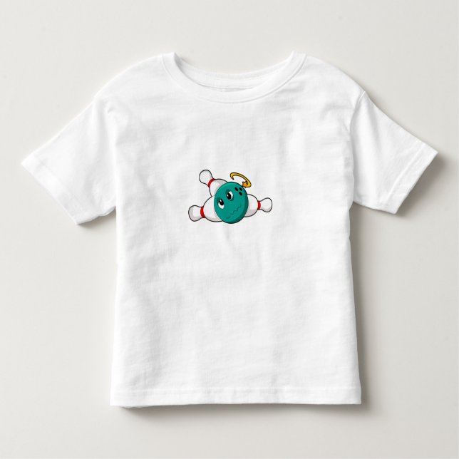 T-shirt Pour Les Tous Petits Bowling Bowling Bowling Bowling (Devant)