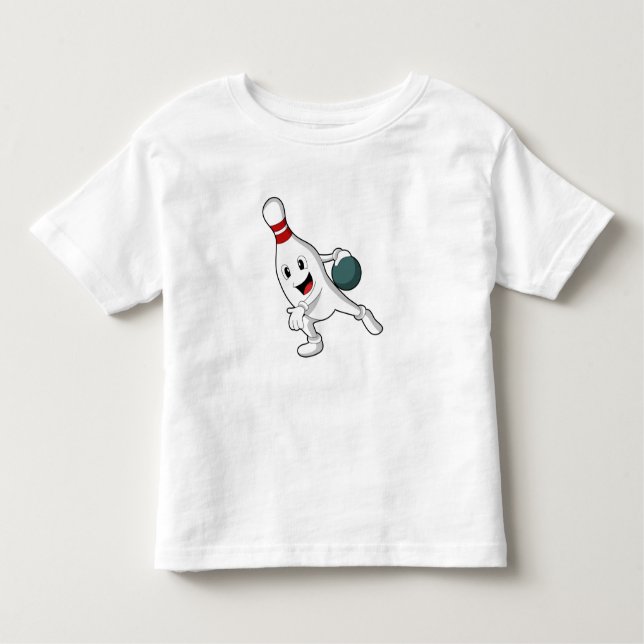 T-shirt Pour Les Tous Petits Bowling pin Bowling (Devant)