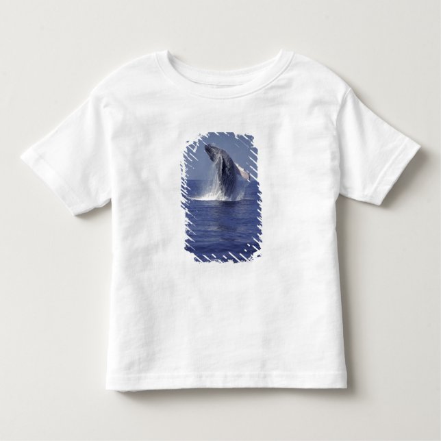 T-shirt Pour Les Tous Petits Brassage de baleines à bosse (Megaptera (Devant)