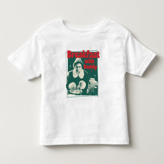 T-shirt Pour Les Tous Petits Breakfast With Buddy (Devant)