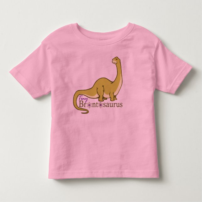 T-shirt Pour Les Tous Petits Brontosaurus minuscule (Devant)