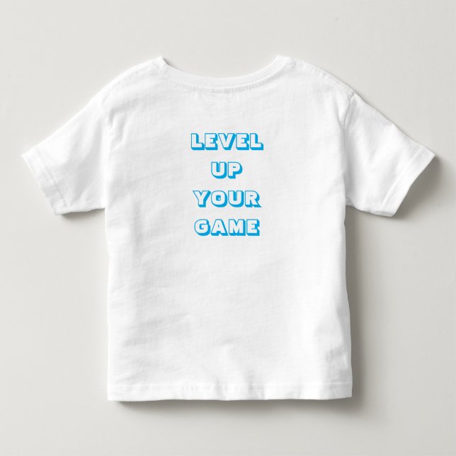 T-SHIRT POUR LES TOUS PETITS "BRUH" "LEVEL UP TON JEU" IL (Dos)
