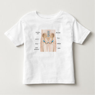 T-shirt Pour Les Tous Petits Brûlée de douleur de la hanche