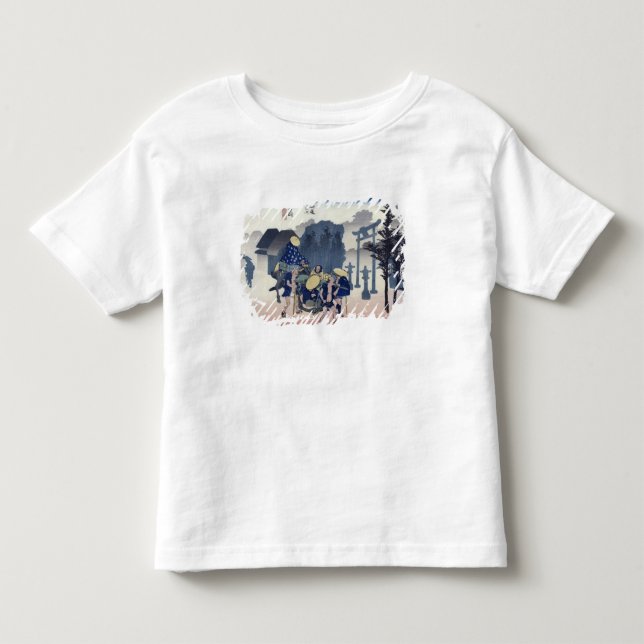 T-shirt Pour Les Tous Petits Brume de matin à Mishima (Devant)