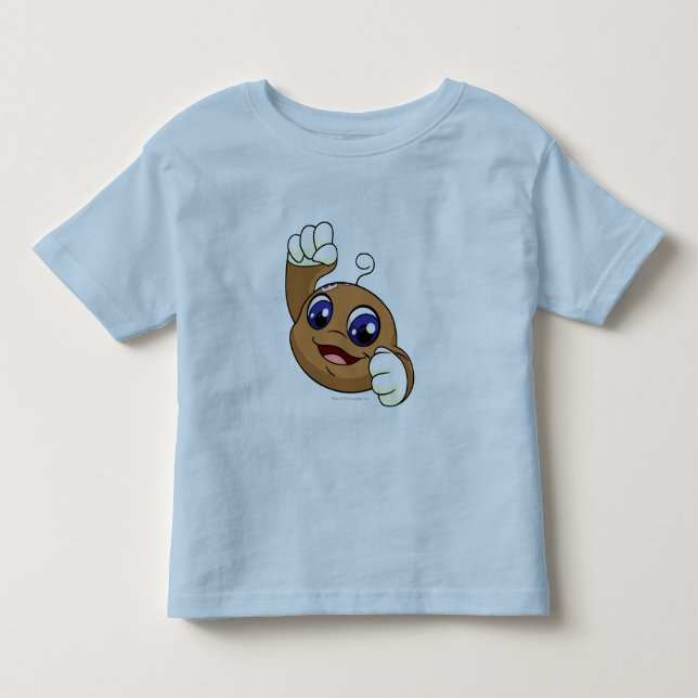 T-shirt Pour Les Tous Petits Brun de Kiko (Devant)