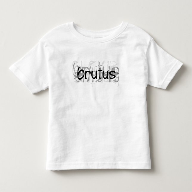 T-shirt Pour Les Tous Petits brutus (Devant)