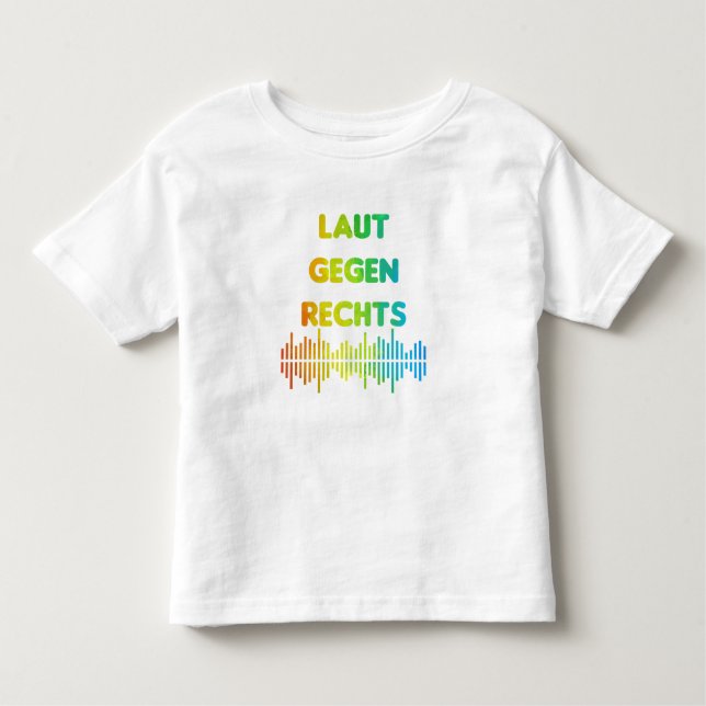 T-shirt Pour Les Tous Petits Bruyant à droite (Devant)