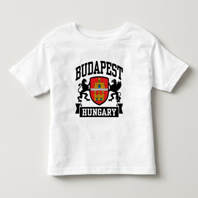 T-shirt Pour Les Tous Petits Budapest Hongrie (Devant)