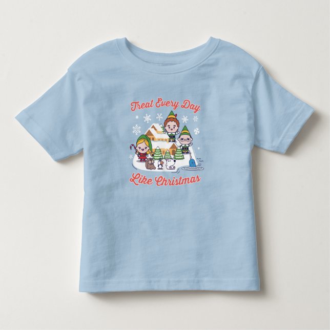 T-shirt Pour Les Tous Petits Buddy l'Elf Chibi Graphic (Devant)