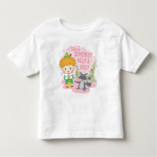 T-shirt Pour Les Tous Petits Buddy l'Elfe Quelqu'un a besoin d'un câlin ?