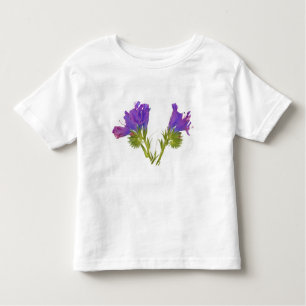 T-shirt Pour Les Tous Petits Bugloss pourpre de vipères (plantagineum d'echium)