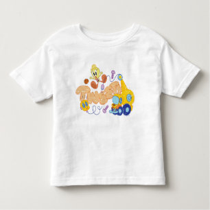 T-shirt Pour Les Tous Petits BUGS BUNNY BUILDERS™  TWEETY™ Sketch Art