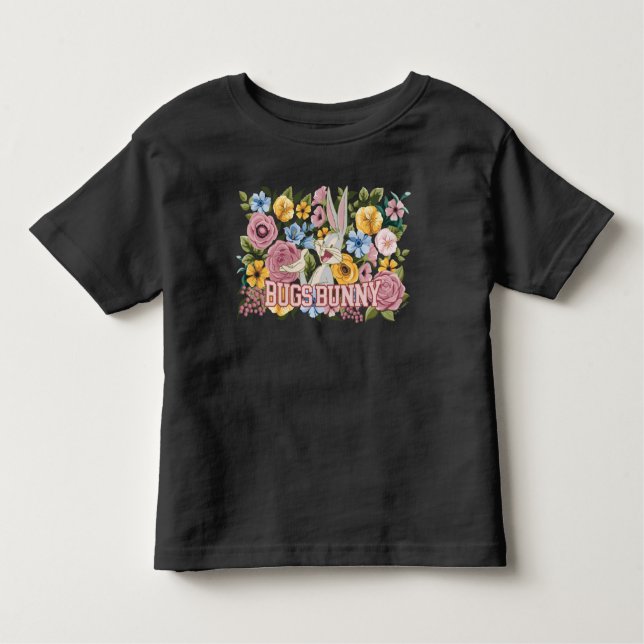 T-shirt Pour Les Tous Petits BUGS BUNNY™ Floral Embroidery Graphic (Devant)
