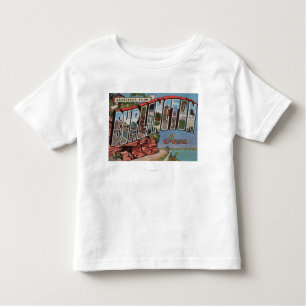 T-shirt Pour Les Tous Petits Burlington, Iowa - grandes scènes de lettre